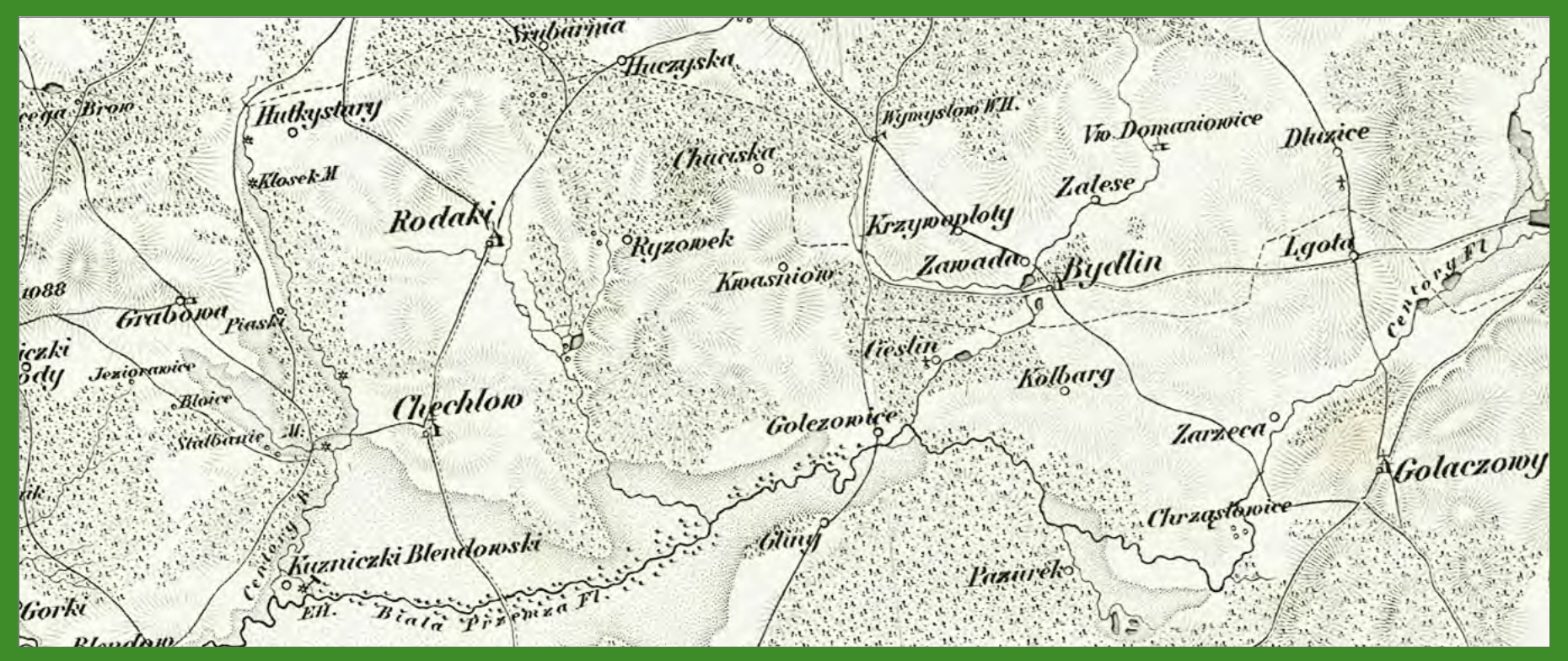 „Reymann's Topographische Special-Karte von Central Europa" (1845).
